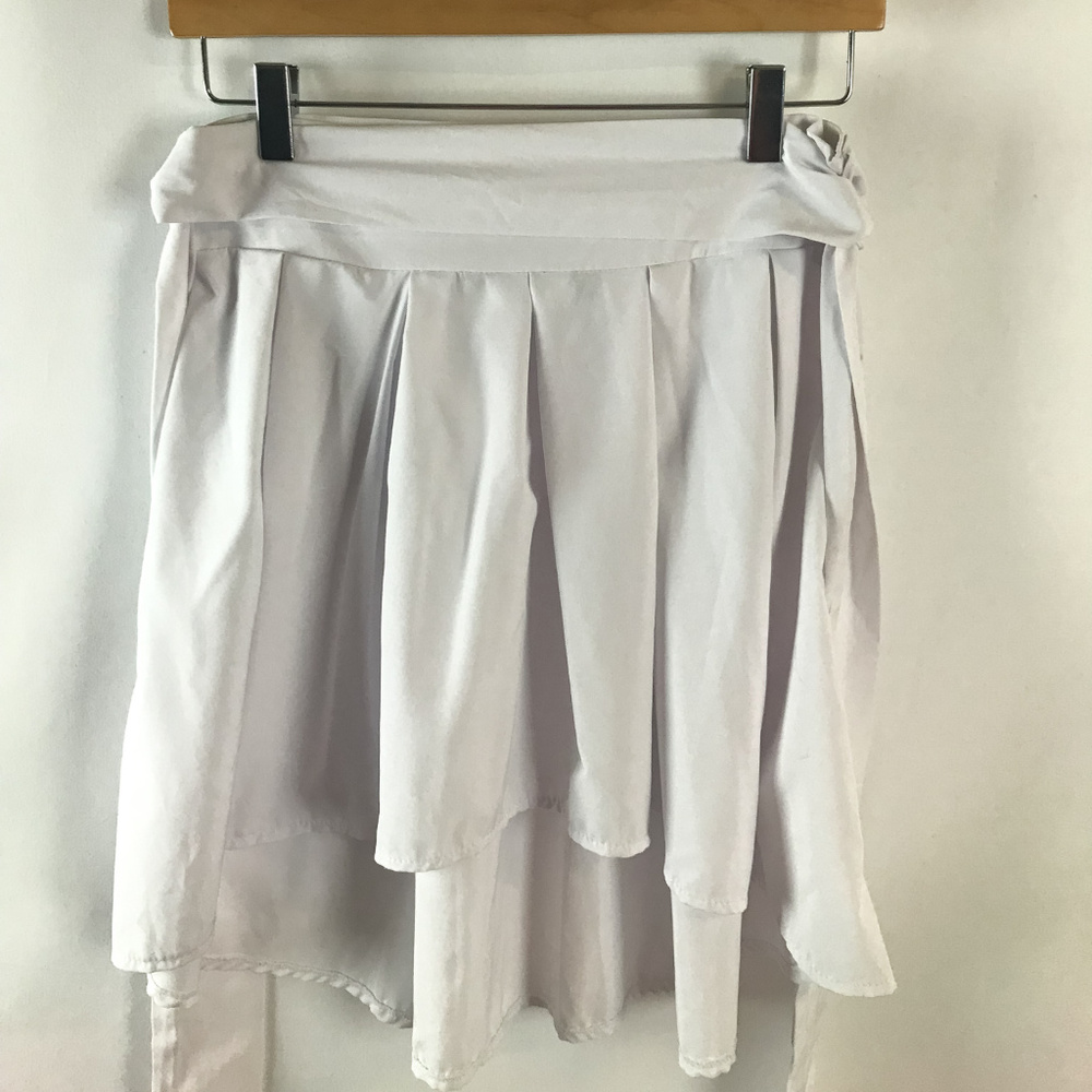 Contenta Womens High-Low Flare Mini Skirt